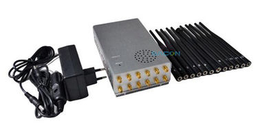 2dBi آنتن های سیگنال قابل حمل Jammer 7.4V 10000mAh شارژ AC
