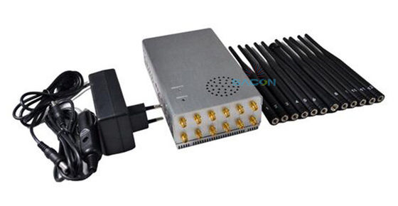 2dBi آنتن های سیگنال قابل حمل Jammer 7.4V 10000mAh شارژ AC