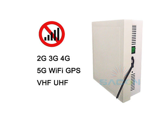 مسدود کننده سیگنال 5G با ۱۰ کانال، برد ۵۰ متر و توان خروجی ۲۶ وات برای مسدود کردن تلفن همراه