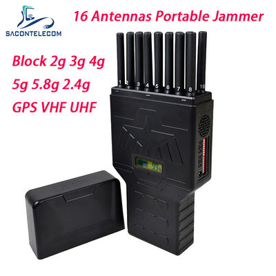 DC 12v 12w 20m 16 آنتن های 5G سیگنال جمر بلاک کننده سیگنال تلفن همراه جمر