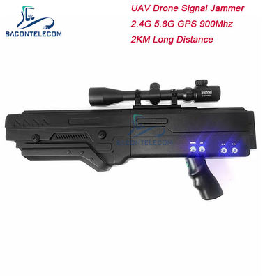 4 باند 900MHz وای فای 5.8g 2.4G Uav Signal Jammer 5000mAh دستگیر