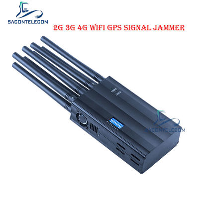 LTE 2600 AC100V جمر سیگنال دستی 2G 3G 4G GSM DCS WiFi GPS Jammer
