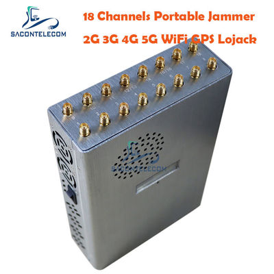 240VAC 12000mAh سیگنال جمر بلوکر 2.4G 5.8G ریموت ماشین 18W
